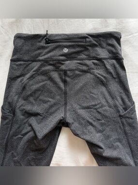 lululemon athletica Herringbone High-Rise Leggings with Ruffle Detail